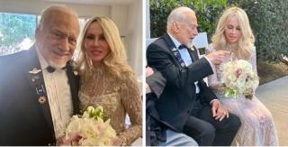 Buzz Aldrin s-a căsătorit cu o româncă fix în ziua în care a împlinit 93 de ani. Anca Faur e din Deva şi e cu 30 de ani mai tânără