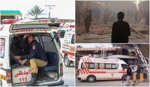 Cel puţin 46 morţi şi 150 de răniţi după o explozie la o moschee în Pakistan. Majoritatea victimelor sunt poliţişti