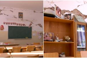 Două școli și o sală de sport, avariate în urma cutremurelor, vor fi demolate în Gorj. Grav afectate sunt și zeci de biserici