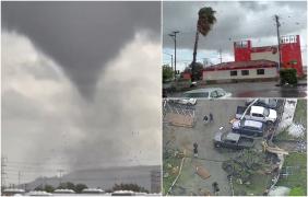 Cea mai puternică tornadă din ultimii 40 de ani a lovit zona Los Angeles. Vântul a suflat cu până la 180 de km/h, zeci de clădiri au fost distruse