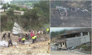 Prăpăd în Ecuador, în urma unei alunecări de teren. Cel puţin şapte oameni au murit şi alţi zeci au fost răniţi