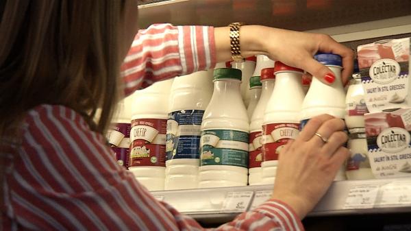 Guvernul doreşte plafonarea preţului la lapte. Cât ar putea costa un litru luna viitoare, dacă marile magazine vor fi de acord