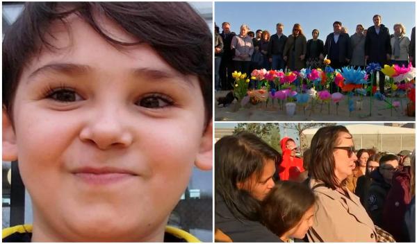 Sute de oameni l-au comemorat pe Raul cu flori și lumânări, copilul român găsit mort în apele unui lac. Lacrimi de durere în Belgia