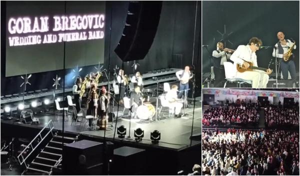 "Toată sala era în picioare". Goran Bregovic a susţinut un concert la Bistriţa. Peste 3.000 de oameni au petrecut pe ritmurile artistului
