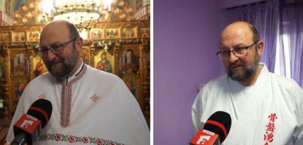 "Un om de pus la rană". Un preot din Suceava, kinetoterapeut în timpul liber: "Dumnezeu m-a pus să stau în genunchi lângă om şi să îl fac sănătos"