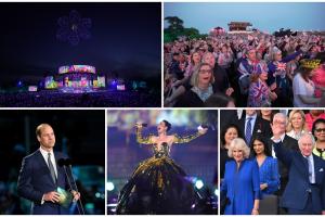 Imagini spectaculoase de la concertul încoronării regelui Charles. În public au fost şi români, unii veniţi special pentru eveniment