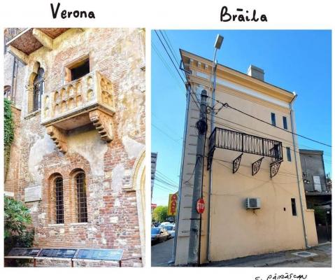 "La Verona, Romeo, la Brăila, Costel". Balconul "wireless", devenit senzaţie, a adunat sute de ironii pe reţelele sociale