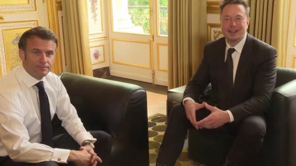 Întâlnire de afaceri între Macron, Elon Musk şi marii directori comerciali ai lumii. Se negociază atragerea investiţiilor străine în Hexagon