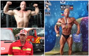 Reţeta de succes a lui Radu, pompierul sucevean care a devenit campion la culturism la 39 de ani. "Mi-a fost foarte greu, aveam 49 kg"