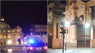 Alertă de securitate la Vatican. Un bărbat care ar avea probleme psihice a forţat intrarea: gărzile i-au oprit maşina după ce au tras în cauciucuri