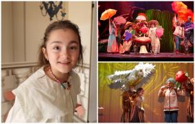 Opera Comică Pentru Copii: în culisele unui loc de poveste. Iarina are 8 ani și a jucat deja în zeci de spectacole cu casa închisă. "Pot să-mi trăiesc visul"