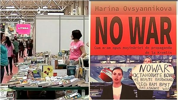 "No war", cartea jurnalistei ruse care a protestat în direct la TV, prezentată la Bookfest. Marina a povestit despre cum s-a opus propagandei de la Kremlin