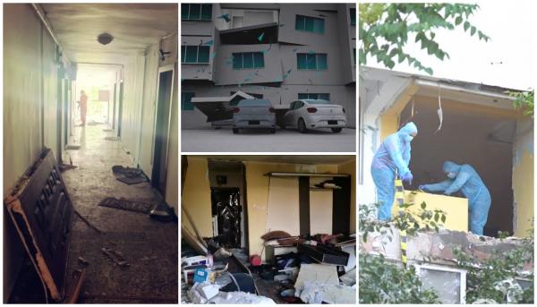ANIMAŢIE. 16 apartamente distruse după explozia de la blocul din Vitan. Un locatar care ar avea Alzheimer s-ar fi apucat să schimbe racordul la gaze