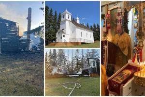 A ars din temelii biserica celei mai vechi parohii românești de pe continentul american. "Să pomeniți în rugăciune comunitatea"