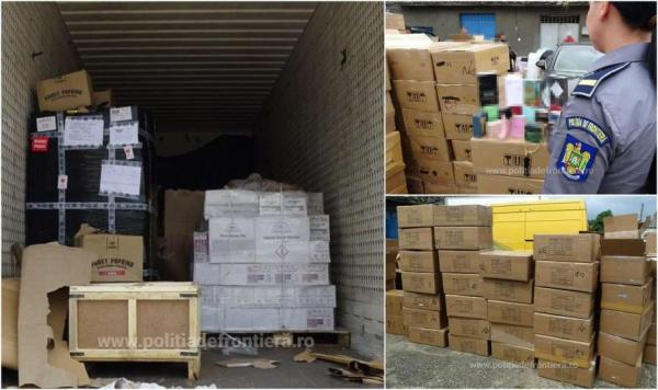 Peste 12.000 de parfumuri contrafăcute, descoperite de poliţişti la Vama Calafat. Captura de 7 milioane de lei provenea din Bulgaria