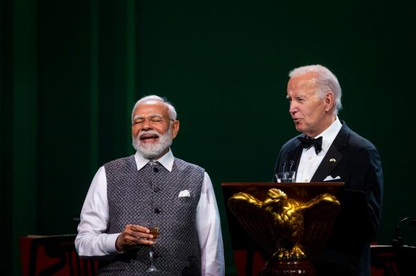 Gestul rar făcut de Narendra Modi în SUA. Biden l-a primit cu covorul roşu la Washington