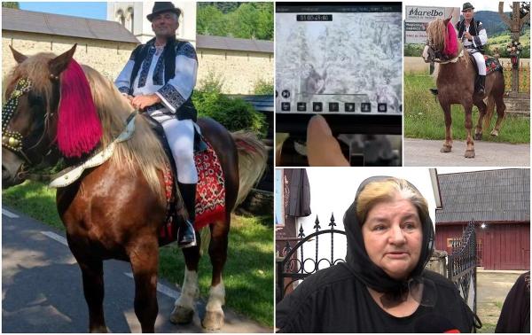 Filmul morţii lui Gheorghe Cenuşă, strivit de cal în timp ce filma un videoclip. Soţie: "Calul a fost viaţa lui şi moartea lui"