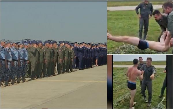 "Botezul aerului" pentru cei 60 de noi piloţi militari ai Armatei Române. Ritualul de iniţiere cu o semnificaţie aparte