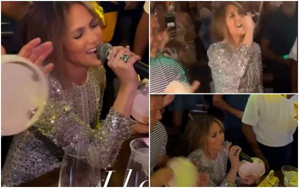 Jennifer Lopez, recital gratuit și instant într-un restaurant din Capri. Turiștii s-au ridicat în picioare când au recunoscut-o