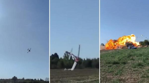 Un avion s-a prăbușit în timpul unui show aviatic, în apropiere de Budapesta. Doi morți și patru răniți