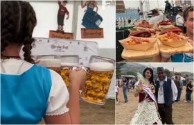Oktoberfest 2023: Cu straie tradiţionale nemţeşti şi pe ritmuri bavareze, oamenii au concurat pentru premiul de "Regele berii", de la Gura Humorului