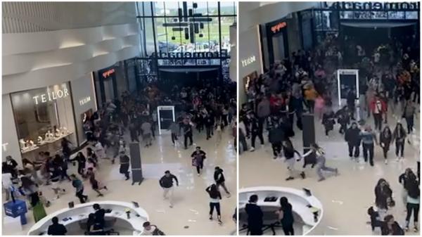 Puhoi de oameni la deschiderea noului mall din Craiova. Au alergat cât i-au ţinut picioarele ca să prindă reducerile din magazine