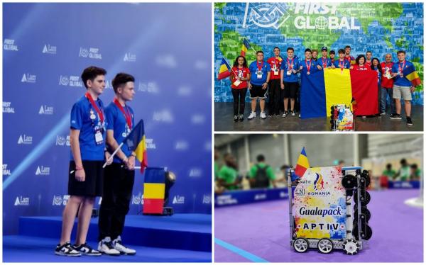 Două medalii pentru România, la Olimpiada de Robotică din Singapore. Echipa Delta Force din Arad a dus tricolorul pe podium