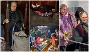 Femeia care se roagă an de an la moaştele Sfintei Parascheva, de patru decenii. Unii pelerini s-au aşezat la coadă a doua oară, pentru că aşteptaseră "doar 5 ore"