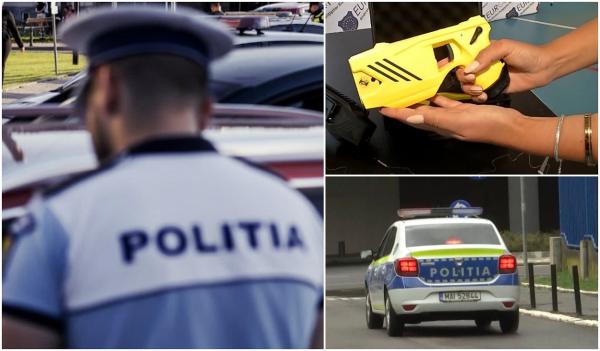 Pistoale cu electroșocuri pentru polițiști. Primele 20 de dispozitive au ajuns deja în mai multe secții din București