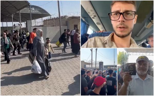 "Rugaţi-vă pentru noi să ieşim!" Alţi 101 români au primit aprobarea să plece din Fâșia Gaza și așteaptă deshiderea frontierei de la Rafah