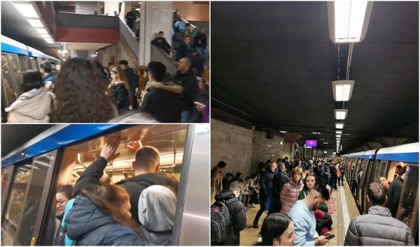 Haos la metrou, după ce o garnitură s-a defectat în staţia Tineretului. Se circulă în sistem pendulă între Eroii Revoluţiei şi Piaţa Unirii 2