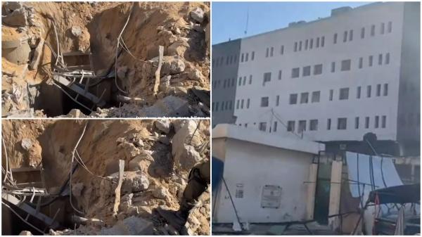 Israelul anunță că a descoperit un tunel Hamas langă spitalul Al-Shifa din Gaza. Hamas:  "Este o repetare a unui narativ vădit fals"