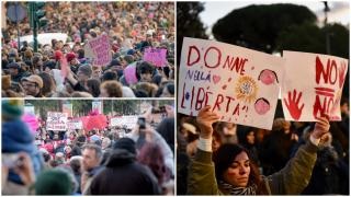 Proteste în Italia faţă de violenţa domestică. De la începutul anului, 103 femei au fost ucise, printre acestea şi 5 din România şi R. Moldova