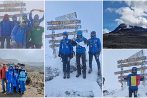"Nimic nu este imposibil". Trei sportivi cu dizabilități au cucerit vârful Kilimanjaro de Ziua Naţională a României. Cine sunt temerarii