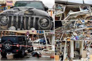 Un șofer a făcut dezastru cu mașina de teren, în Târgu Jiu. A spulberat un magazin în centrul orașului, după ce s-a urcat beat la volan