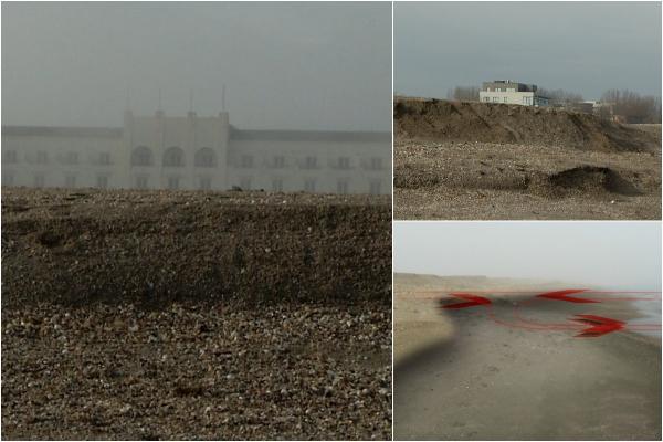 ANIMAŢIE. Dune de câţiva metri pe plaja din Mamaia. Furtunile puternice au provocat fenomenul "cliffing"