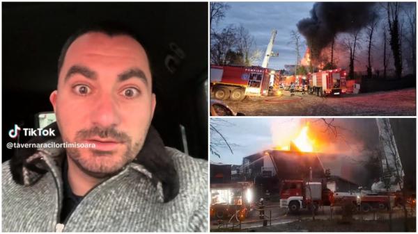 Pescobar, optimist pe TikTok, după ce i-a ars restaurantul din Snagov: "Asta e! A luat foc, se face la loc. Să ne întărească Bunul Dumnezeu!"