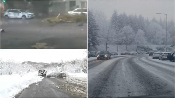 România, lovită de o furtună cu puterea unui uragan. Zonele în care va aduce ninsori, de joi