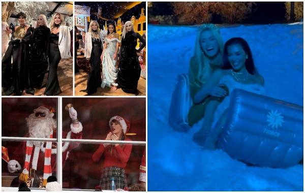 Cum au sărbătorit Crăciunul vedetele de la Hollywood. Taylor Swift l-a preferat pe noul său iubit în locul petrecerii date de surorile Kardashian