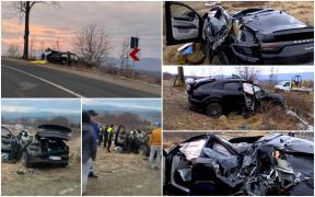 Accidentul mortal din Maramureş, provocat de fiul unui fost primar din Cavnic. O fată de 21 de ani a sfârşit pe loc, într-un Porsche Cayenne