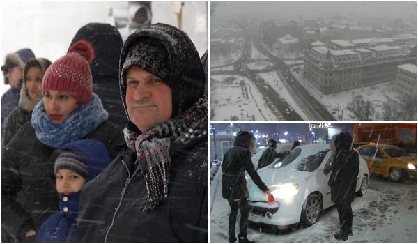 Ciclonul polar a ajuns în România, cu ninsori şi temperaturi de -20 de grade. Şcolile care rămân închise marţi