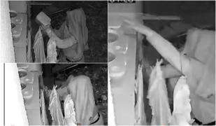 Bărbat prins în timp ce fură sarmale și piftie de pe pervazul vecinei de la parter, în Mehedinți. Femeia a observat a doua zi că-i lipsesc două caserole