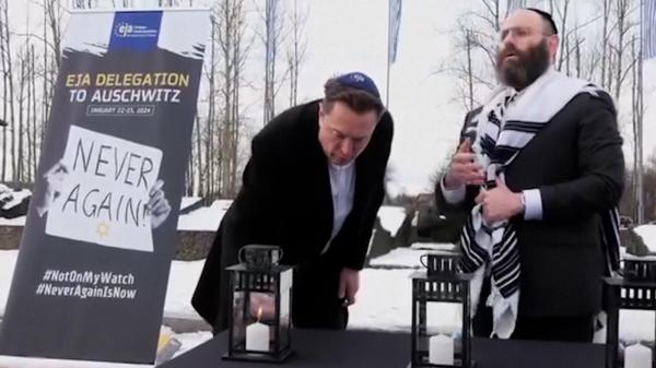 Elon Musk a vizitat lagărul de exterminare de la Auschwitz. Miliardarul, acuzat de antisemitism