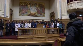 Mica Unire, sărbătorită de zeci de elevi olimpici din Bucureşti prin intermediul Fundaţiei Dan Voiculescu pentru Dezvoltarea României
