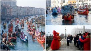A început Carnavalul de la Veneţia 2024, cu tema călătoriei lui Marco Polo în China. Cavaleri, domniţe, saltimbanci şi spectacole de stradă