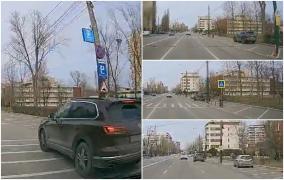 Șofer cu mult tupeu, filmat pe străzile din Mamaia. Șmecher și foarte grăbit, a depășit mașinile din trafic prin locurile de parcare