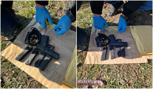 A fost găsit pistolul furat din locuinţa fostului ofiţer SRI din Voluntari. Hoţii îl aruncaseră în Lacul Pantelimon