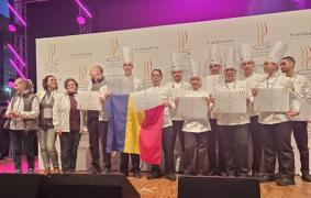 Bucătarii români, premiaţi la Olimpiadă Culinară. România a obţinut locul 4 la cea mai mare competiţie culinară din lume