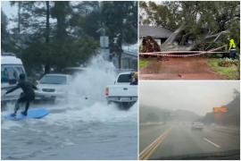 Stare de urgenţă în SUA. Furtuna a pus stăpânire pe Coasta de Vest: zboruri anulate, rafale de vânt de 120 hm/oră şi mii de case fără electricitate