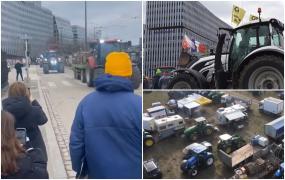 Sute de fermieri francezi au înconjurat Parlamentul European de la Strasbourg. Protestele continuă şi în Spania, Olanda, Italia sau Bulgaria